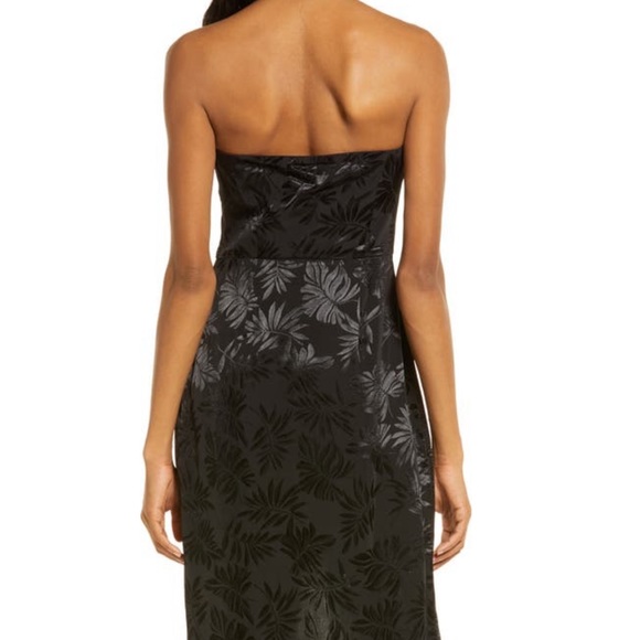 Embossed Strapless Gown - Picture 3 of 5